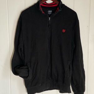 Chaps black and red jacket